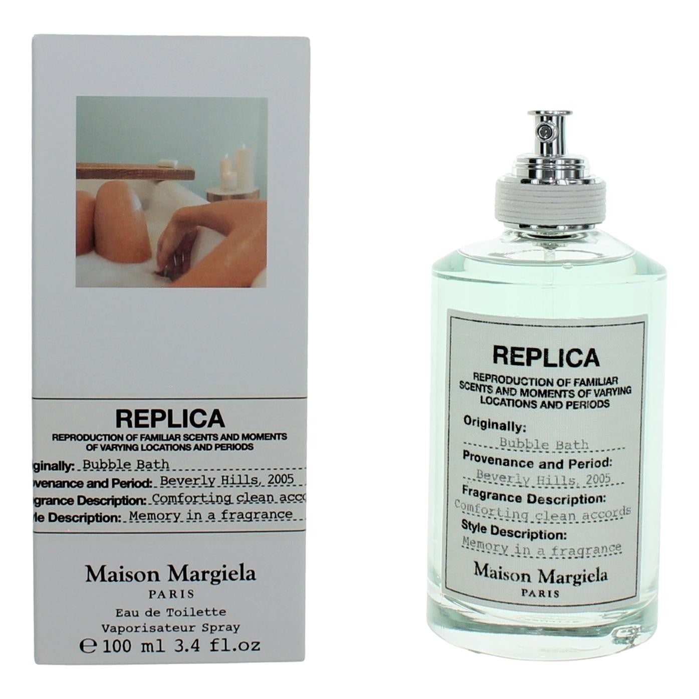 Bottle of Replica Bubble Bath by Maison Margiela, 3.4 oz Eau De Toilette Spray for Unisex